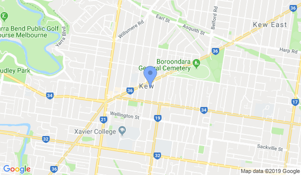 Southern Schools of Aikido location Map