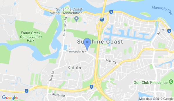 Sunshine Coast Karate location Map