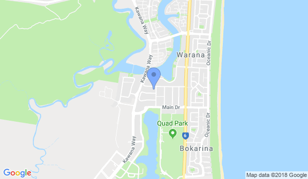 Sunshine Coast Thai Boxing Centre location Map