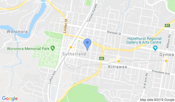 Sutherland Judo Sharks location Map