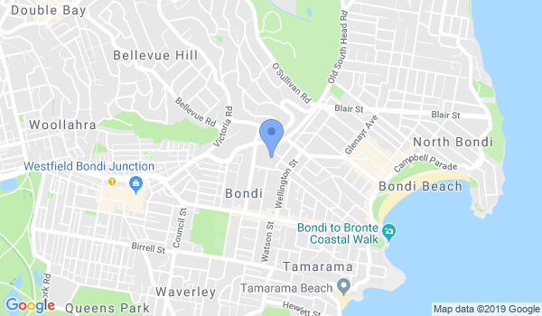 Sydney Aikido Dojo, Classes Bondi location Map