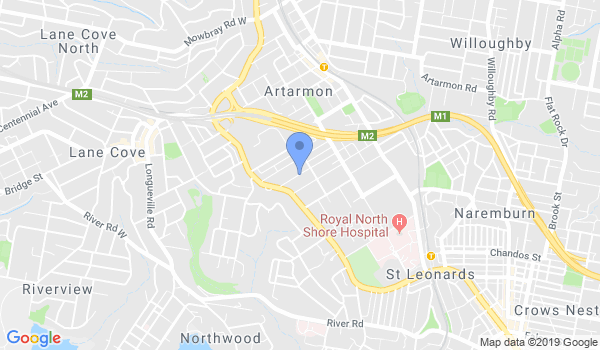 Sydney Aikido Dojo location Map