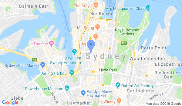 Sydney Jitsu Club location Map