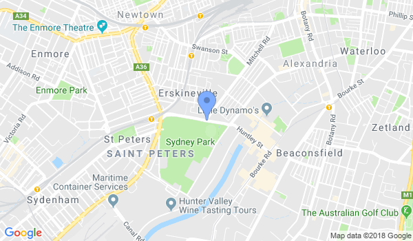 Sydney Karate JKA Shotokan location Map