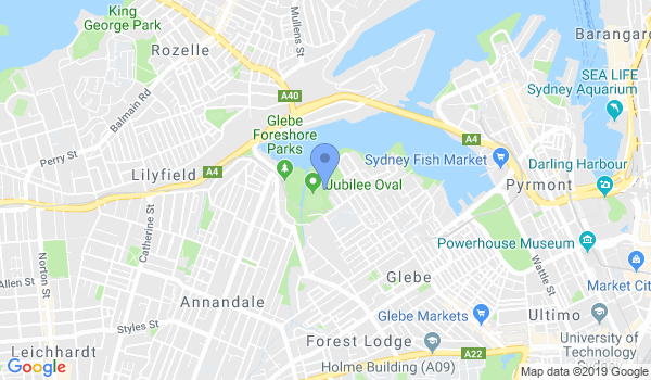 Sydney Guangzhou Pak Mei Kung Fu Training Location location Map