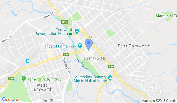 Tamworth Kenpokai Karate location Map