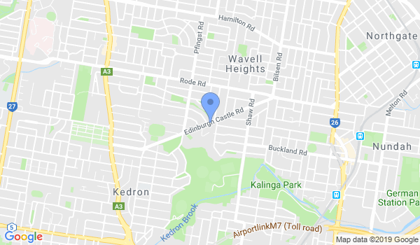 Kung-Fu-Boxing Brisbane location Map