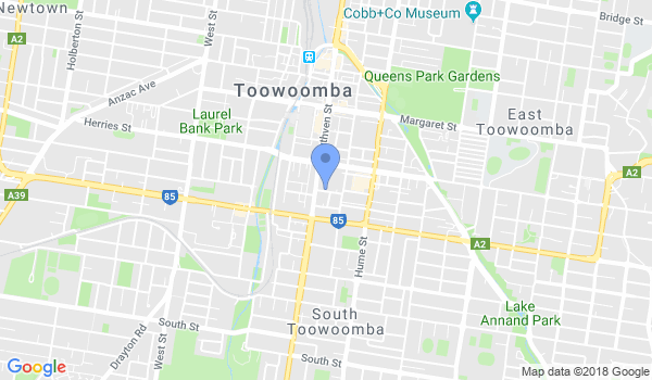 Toowoomba Koryukan Karate location Map