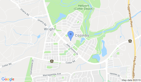 United Taekwondo - Coombs Dojang location Map