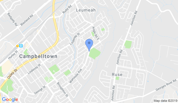 United Taekwondo - East Campbelltown Dojang location Map