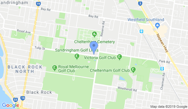 Victorian Goju Karate Academy - Bayside Melbourne location Map