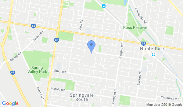 VTEAM Taekwondo - Springvale location Map