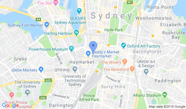 Walsh Martial Arts Australia - City location Map