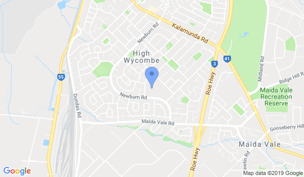 Western Australian Institute of Taekwon-Do location Map