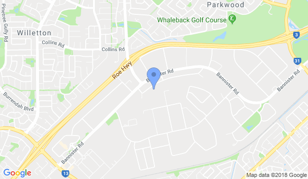 Western Australia Chin Woo Athletic Association location Map