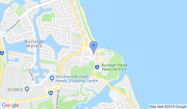 Wing Chun Gold Coast location Map