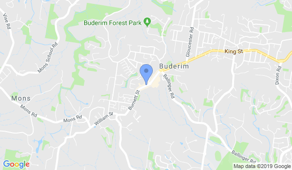 Wing Chun Kung Fu Buderim location Map