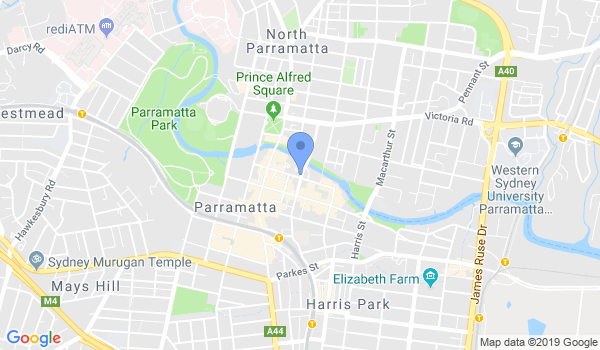 WingTsun Kung Fu Parramatta location Map