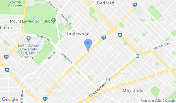 Kung Fu Perth location Map